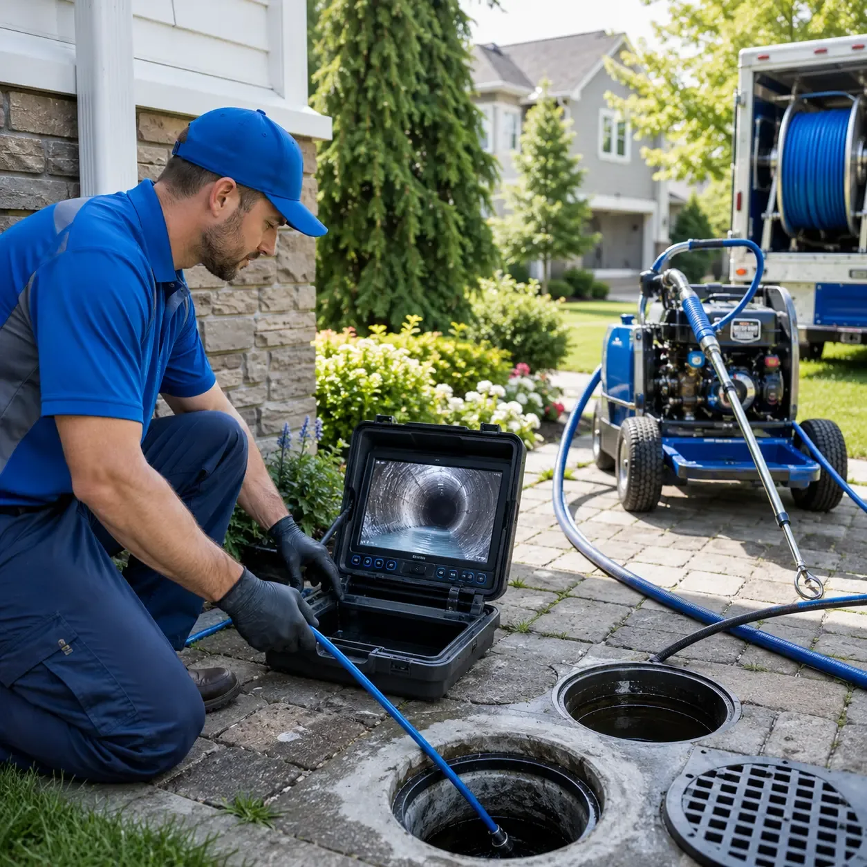 Outdoor drain cleaning professionals serving Junction City, WI